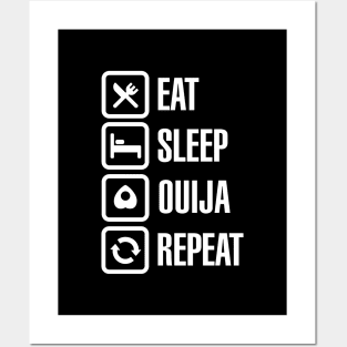 Eat sleep Ouija repeat - spirit Ouija board Posters and Art